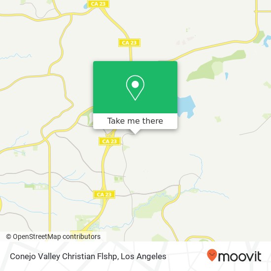 Conejo Valley Christian Flshp map
