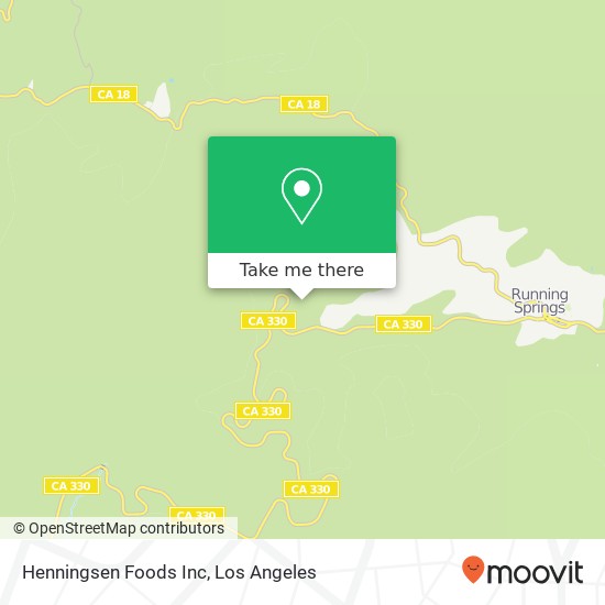 Mapa de Henningsen Foods Inc
