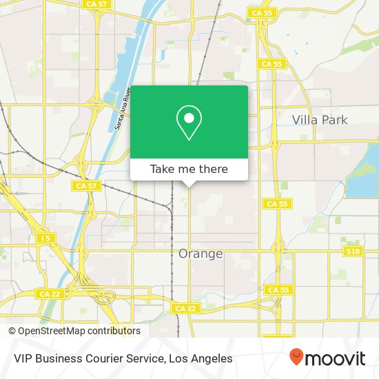 VIP Business Courier Service map