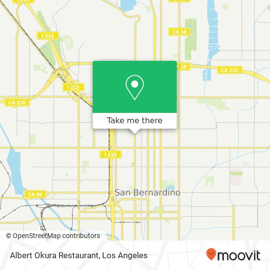 Mapa de Albert Okura Restaurant