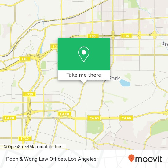 Poon & Wong Law Offices map