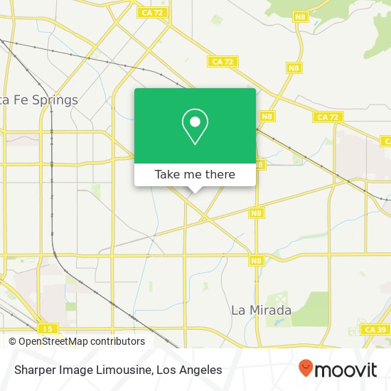 Mapa de Sharper Image Limousine