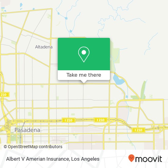 Albert V Amerian Insurance map