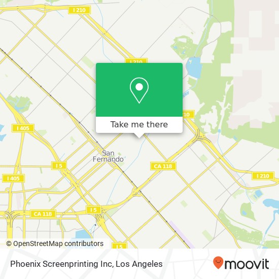 Phoenix Screenprinting Inc map