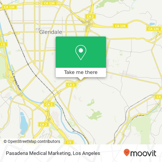 Mapa de Pasadena Medical Marketing