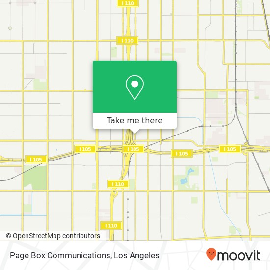 Page Box Communications map