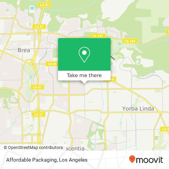 Affordable Packaging map