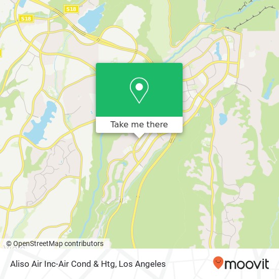 Aliso Air Inc-Air Cond & Htg map