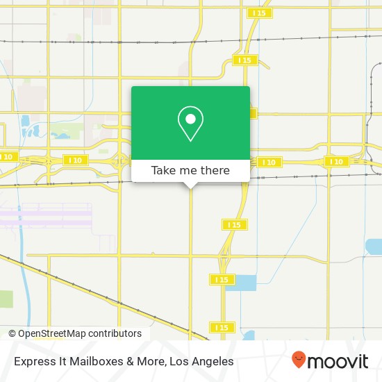 Mapa de Express It Mailboxes & More