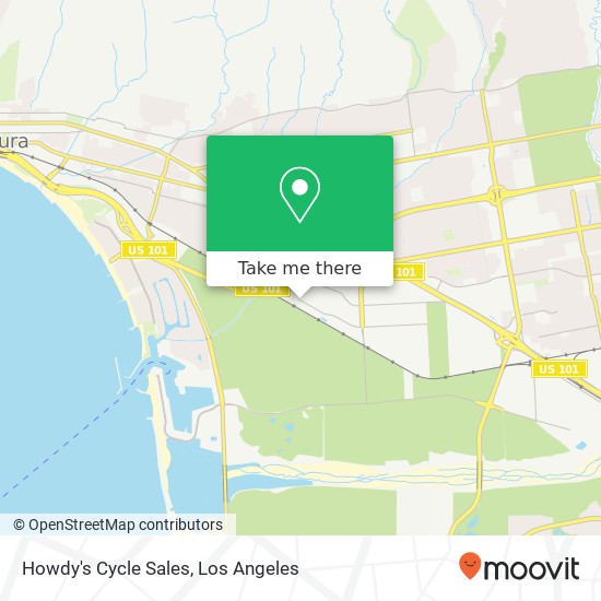Mapa de Howdy's Cycle Sales
