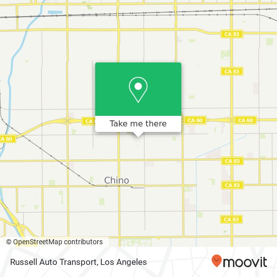 Mapa de Russell Auto Transport