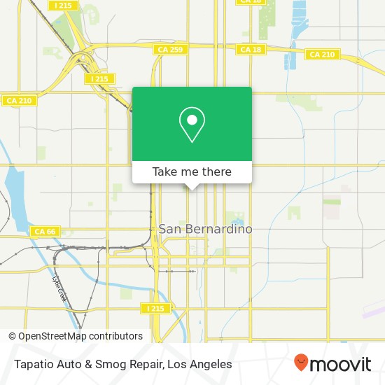 Mapa de Tapatio Auto & Smog Repair