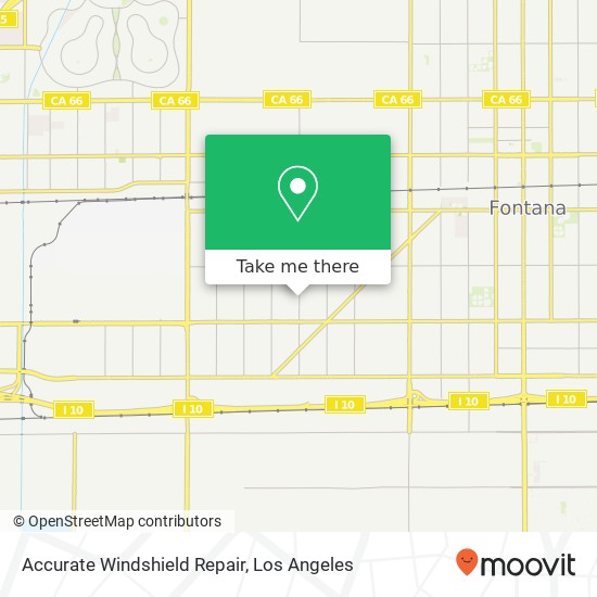 Mapa de Accurate Windshield Repair