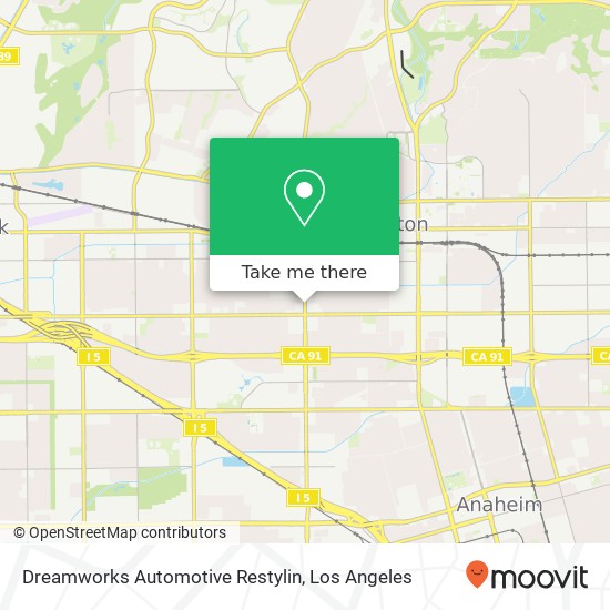 Mapa de Dreamworks Automotive Restylin