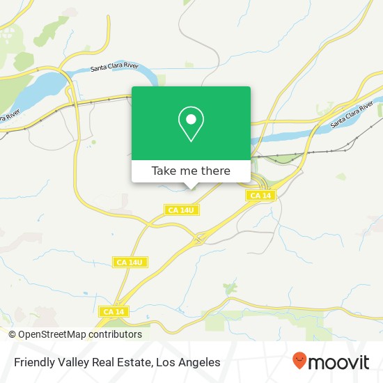 Mapa de Friendly Valley Real Estate