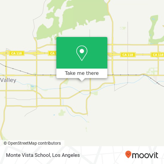 Monte Vista School map