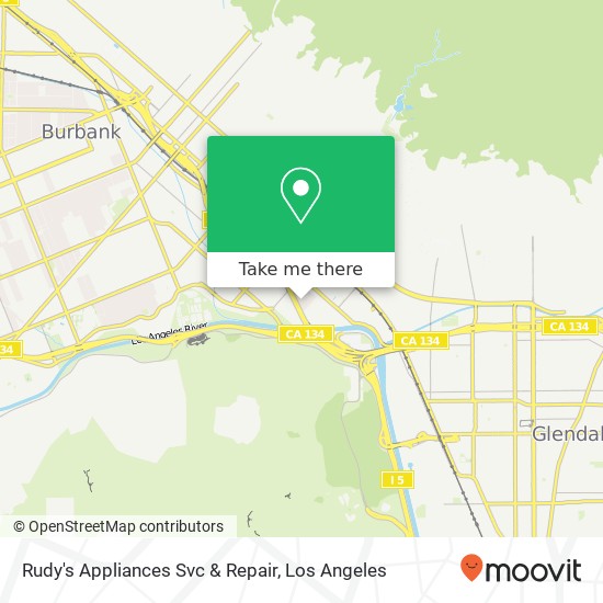 Rudy's Appliances Svc & Repair map