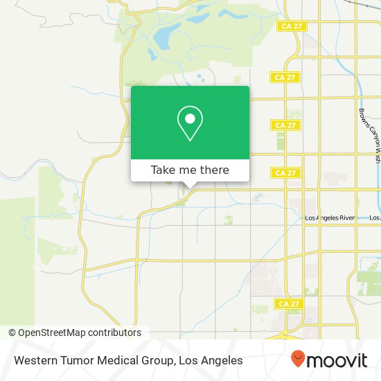 Mapa de Western Tumor Medical Group