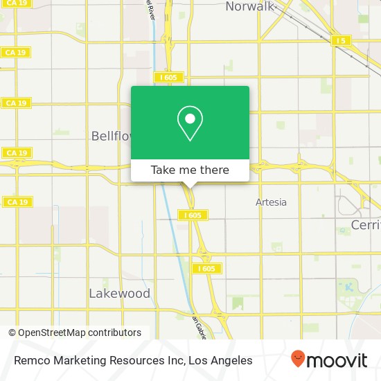 Mapa de Remco Marketing Resources Inc