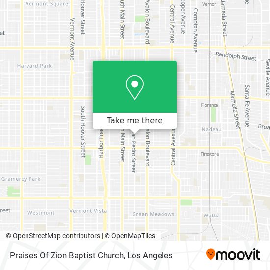 Mapa de Praises Of Zion Baptist Church