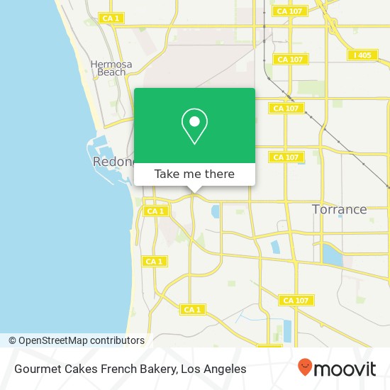 Mapa de Gourmet Cakes French Bakery