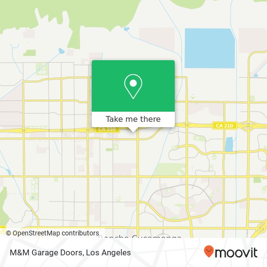 M&M Garage Doors map