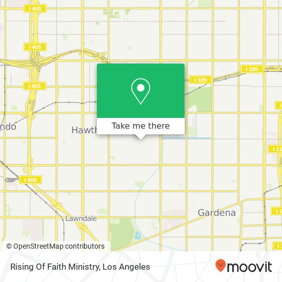 Rising Of Faith Ministry map