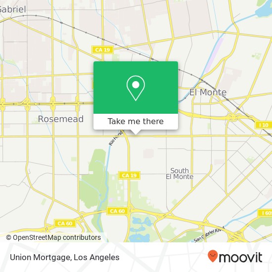 Union Mortgage map