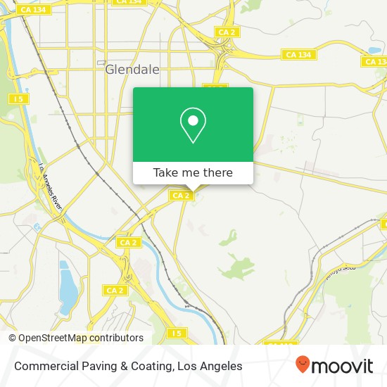 Commercial Paving & Coating map