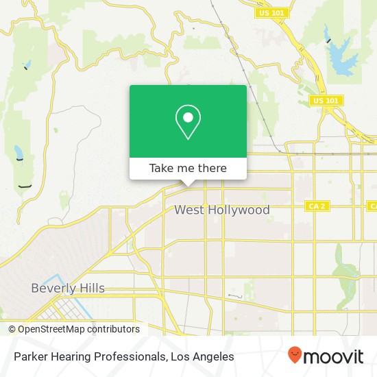 Mapa de Parker Hearing Professionals