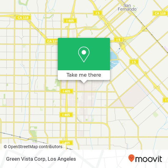 Mapa de Green Vista Corp