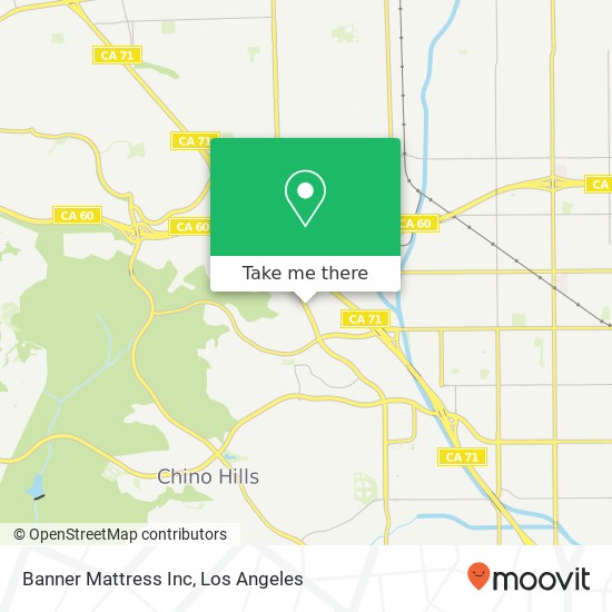 Banner Mattress Inc map