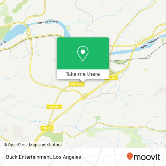 Buck Entertainment map