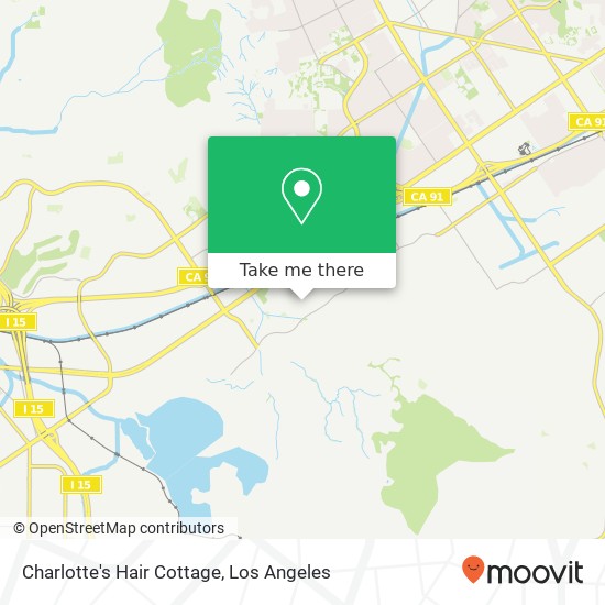 Charlotte's Hair Cottage map