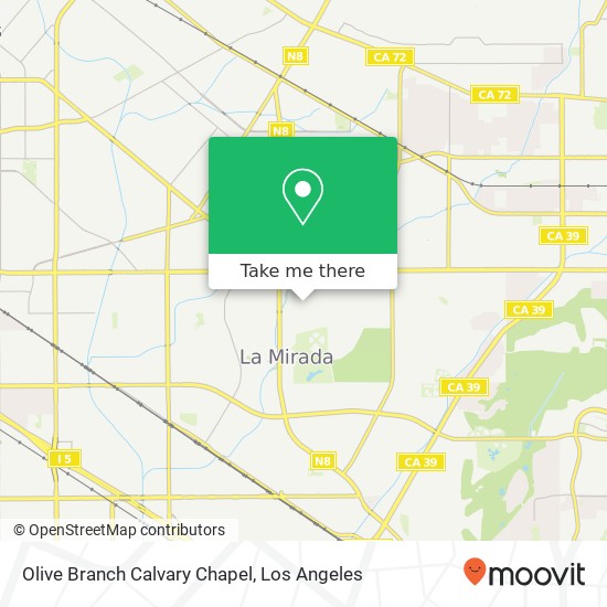 Mapa de Olive Branch Calvary Chapel