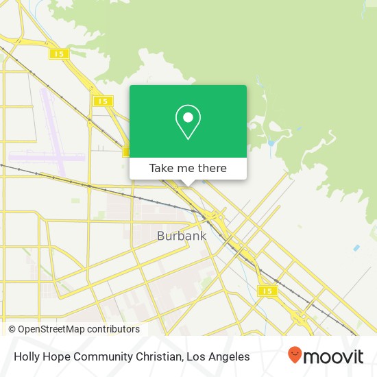 Holly Hope Community Christian map