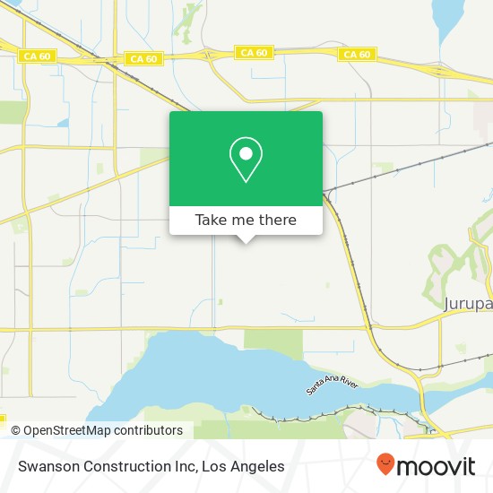 Mapa de Swanson Construction Inc