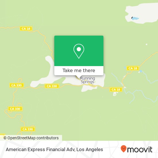 Mapa de American Express Financial Adv