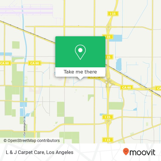 L & J Carpet Care map