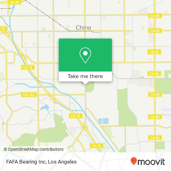 FAFA Bearing Inc map