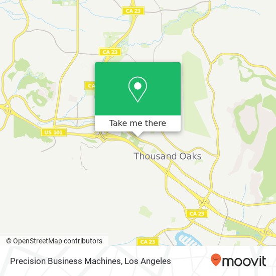 Precision Business Machines map