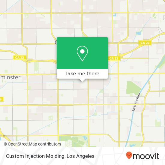 Mapa de Custom Injection Molding