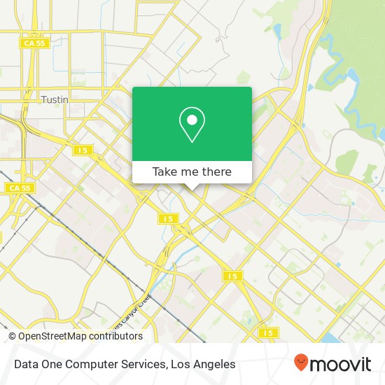 Mapa de Data One Computer Services