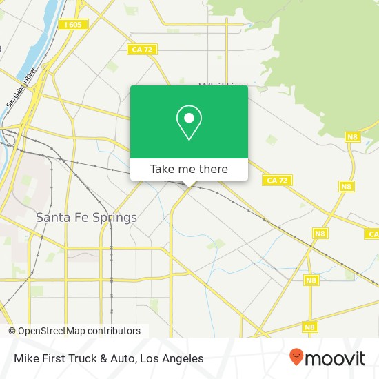 Mike First Truck & Auto map