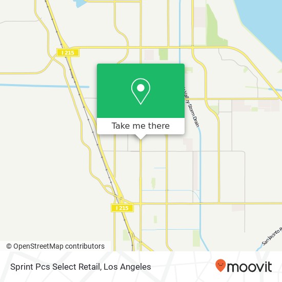 Sprint Pcs Select Retail map