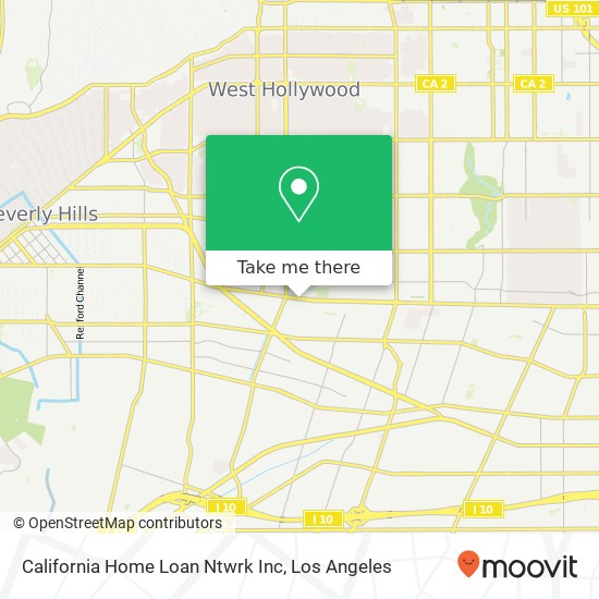 Mapa de California Home Loan Ntwrk Inc