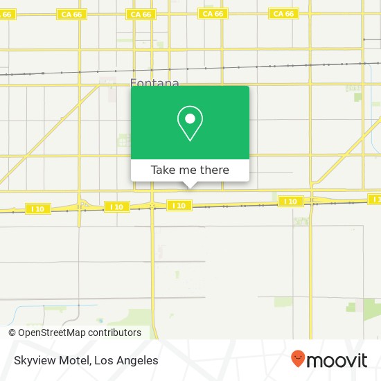 Mapa de Skyview Motel