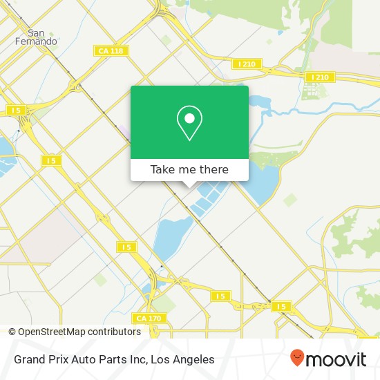 Grand Prix Auto Parts Inc map