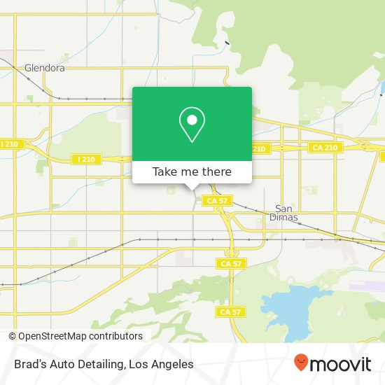 Mapa de Brad's Auto Detailing