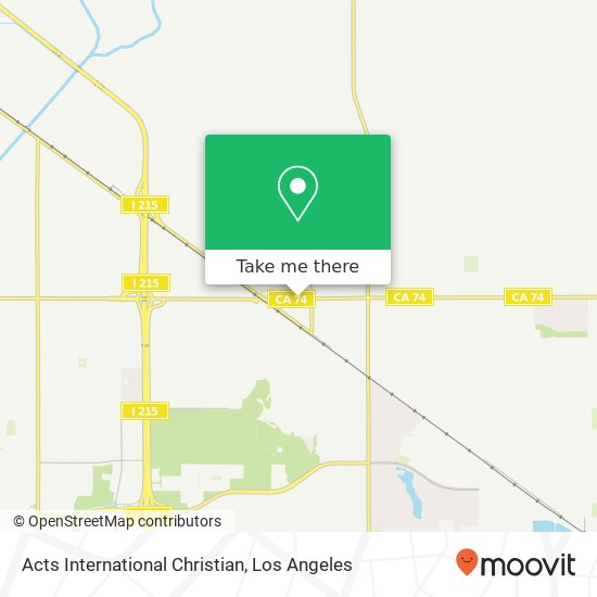 Mapa de Acts International Christian